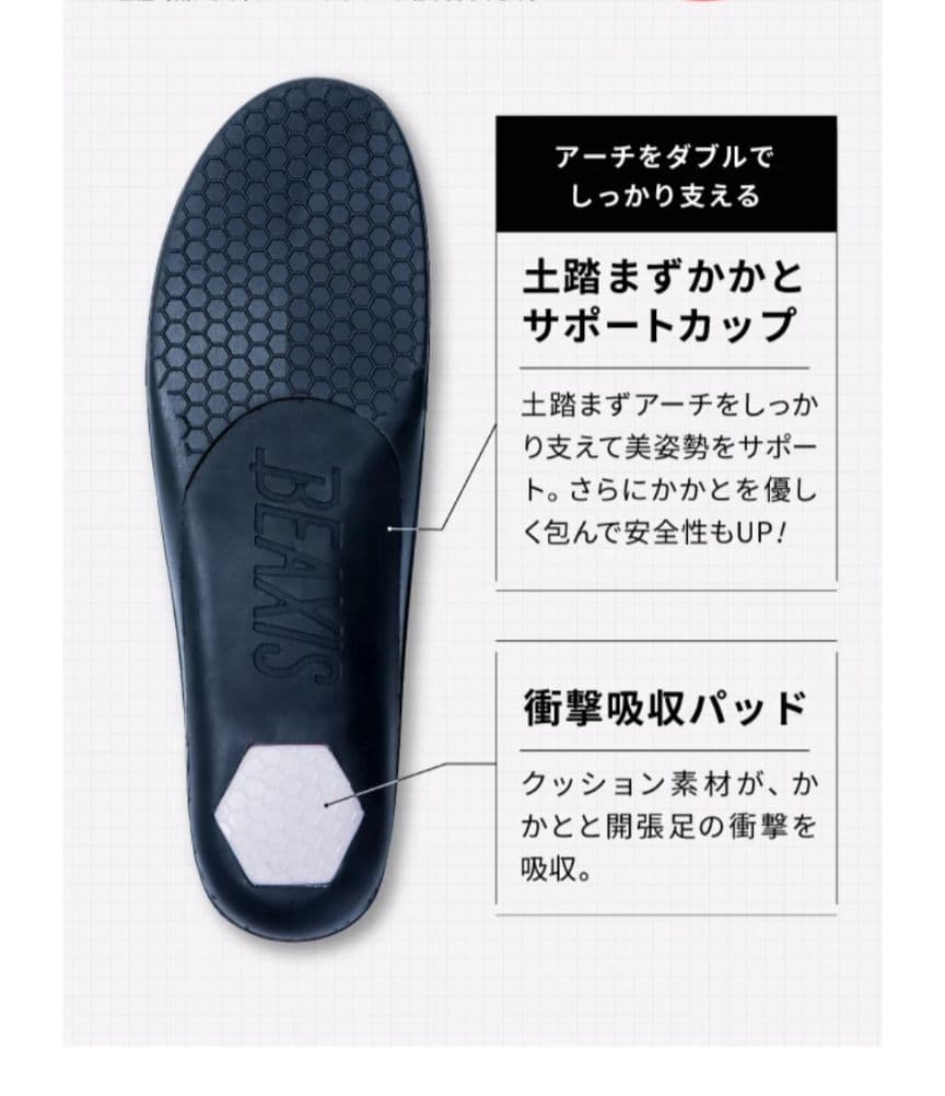 バランスコアスニーカー2.5 BEAXIS (ビーアクシス) ベージュ XS
