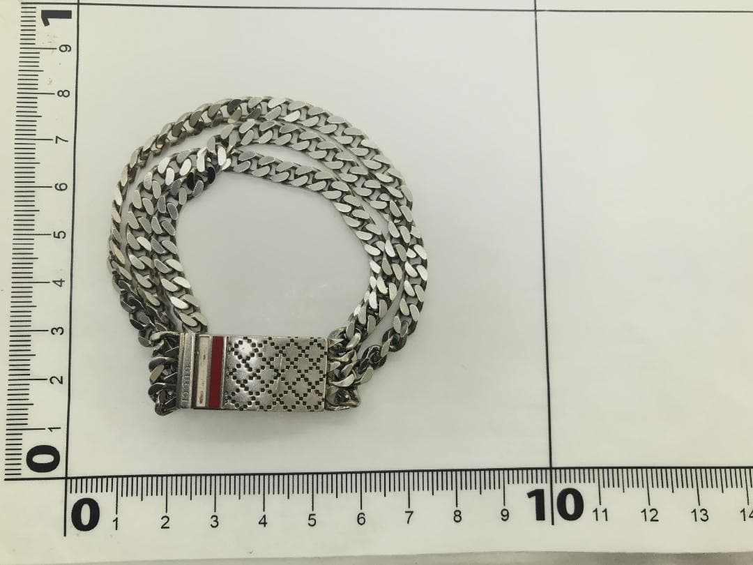 永*朗様 極希少 GUCCI 極太チェーン 3連 ブレスレット シェリーライン