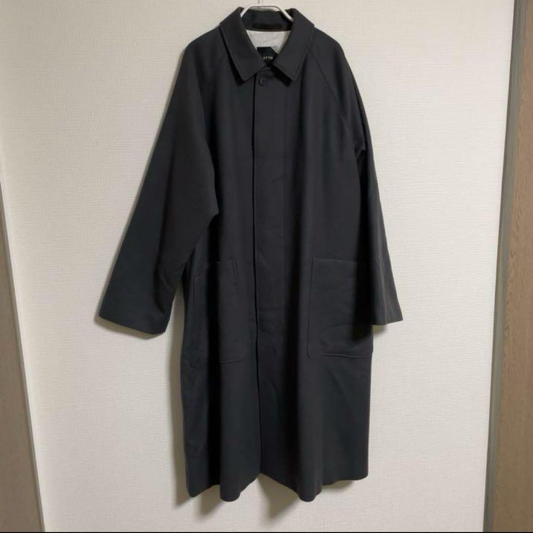 ジャケット・アウター ATON DOUBLE SAXONY BALMACAAN COAT