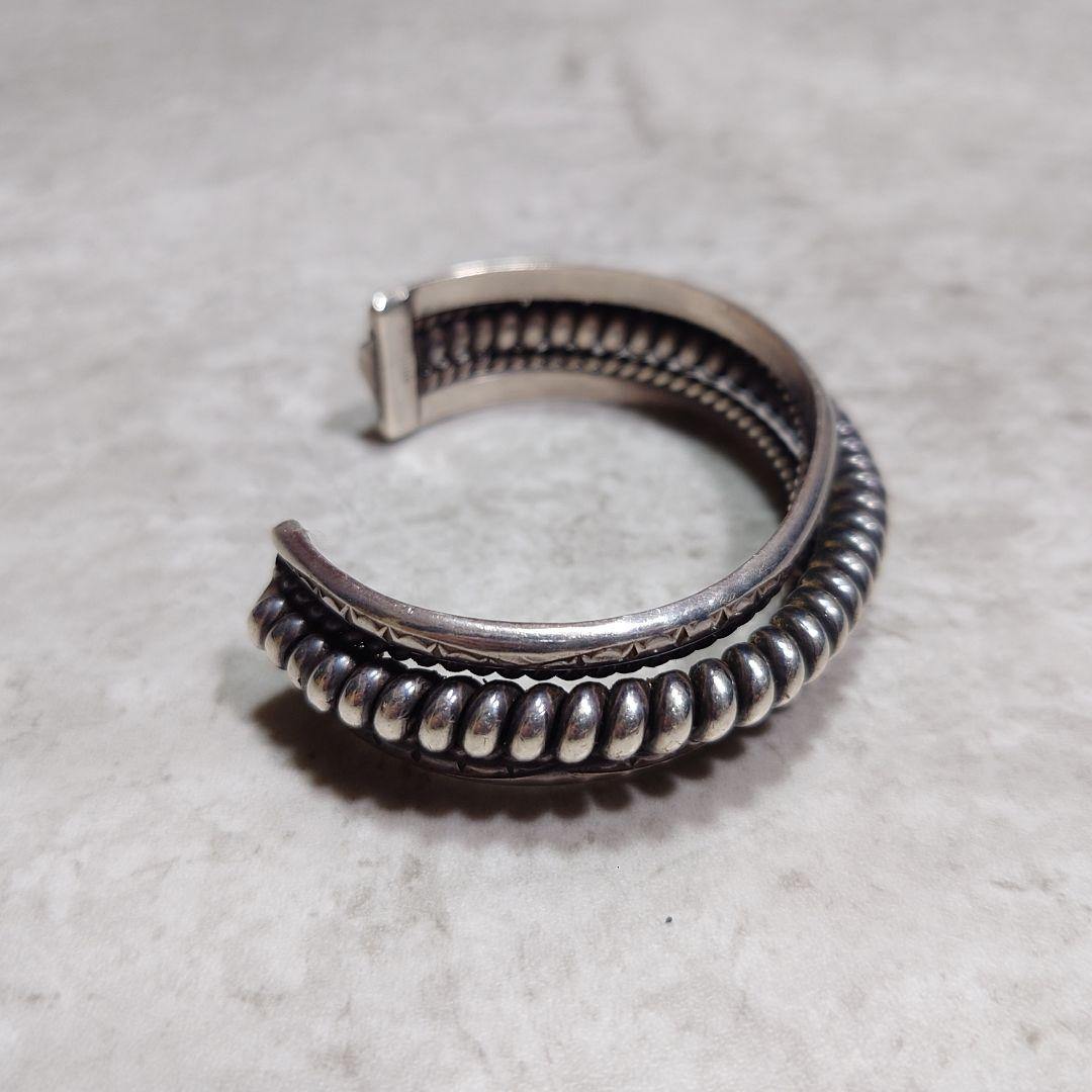 NAVAJO ナバホ族 ツイストバングル SILVER925