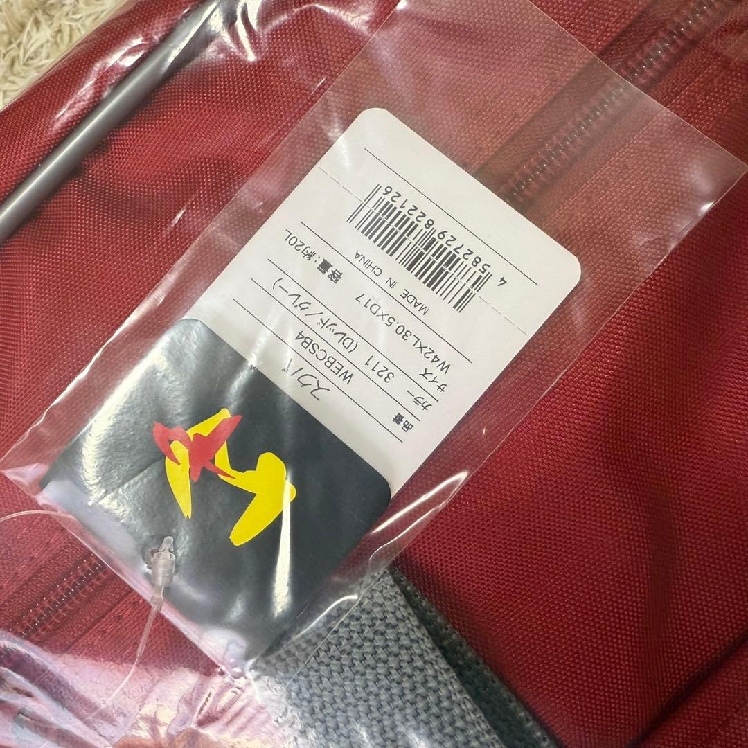 最終値引き早い者勝ち　スクバ　ワッペ　赤　新品未使用　旧ワッペ　ワールドペガサス