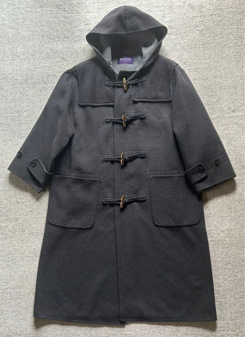 美品　Ralph Lauren レディース　グレー ダッフルコート　カシミヤ