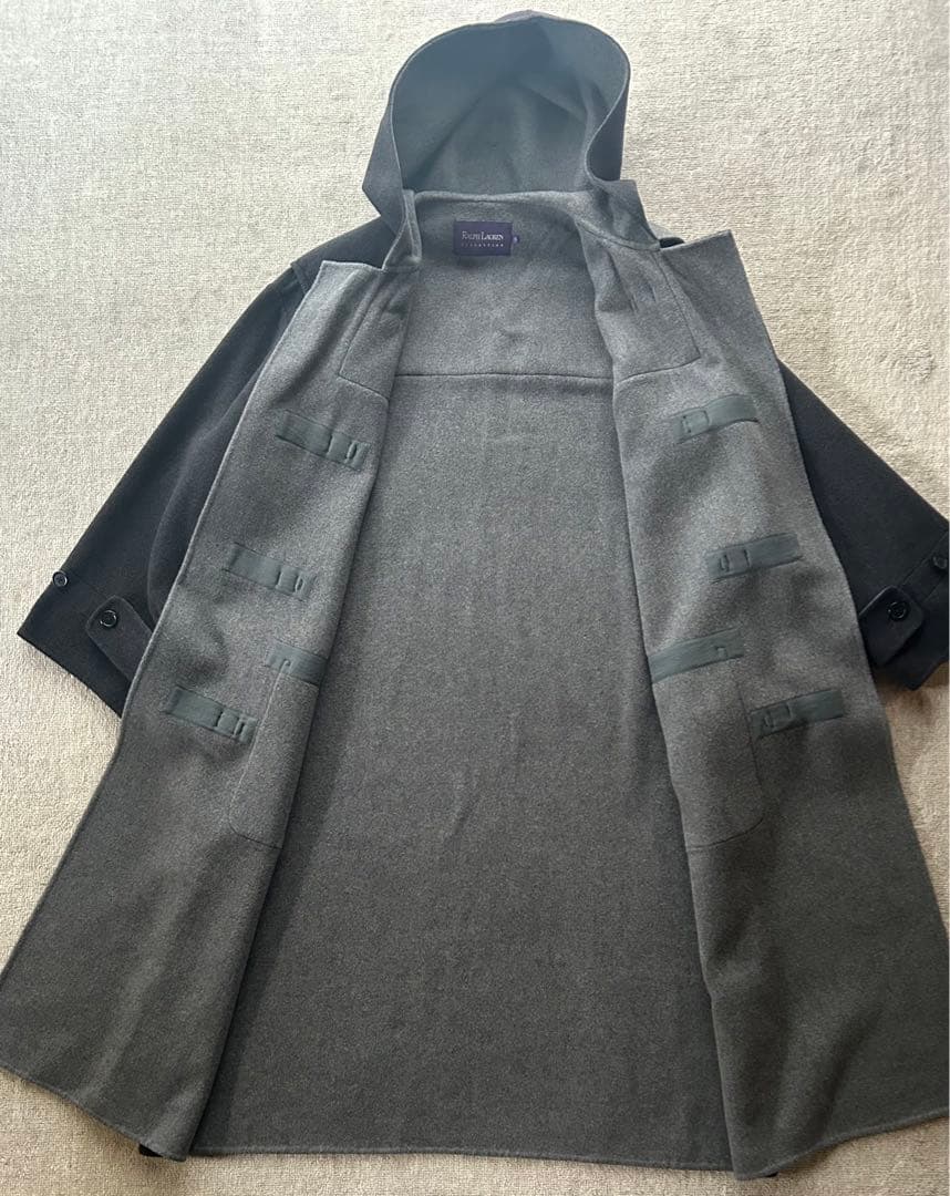 美品　Ralph Lauren レディース　グレー ダッフルコート　カシミヤ