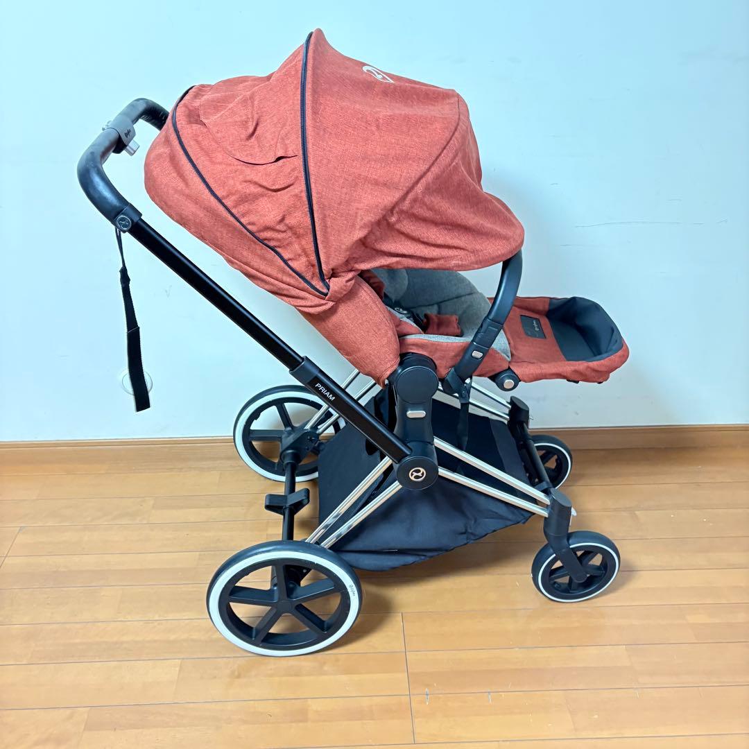 【匿名配送・カバー付属】cybex 上級モデル ベビーカー PRIAM プリアム