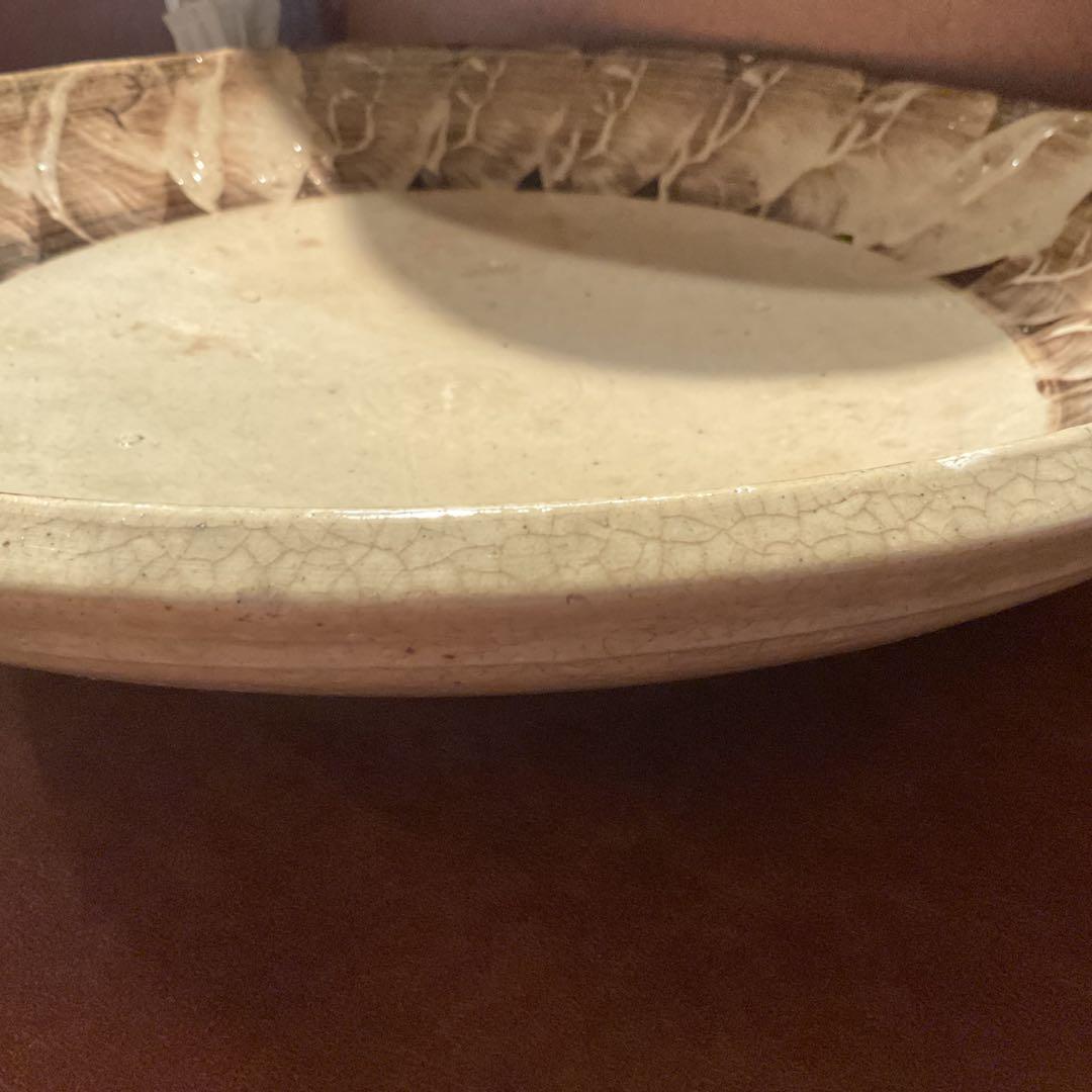 瀬戸本業窯 大皿 直径40cm程 陶器