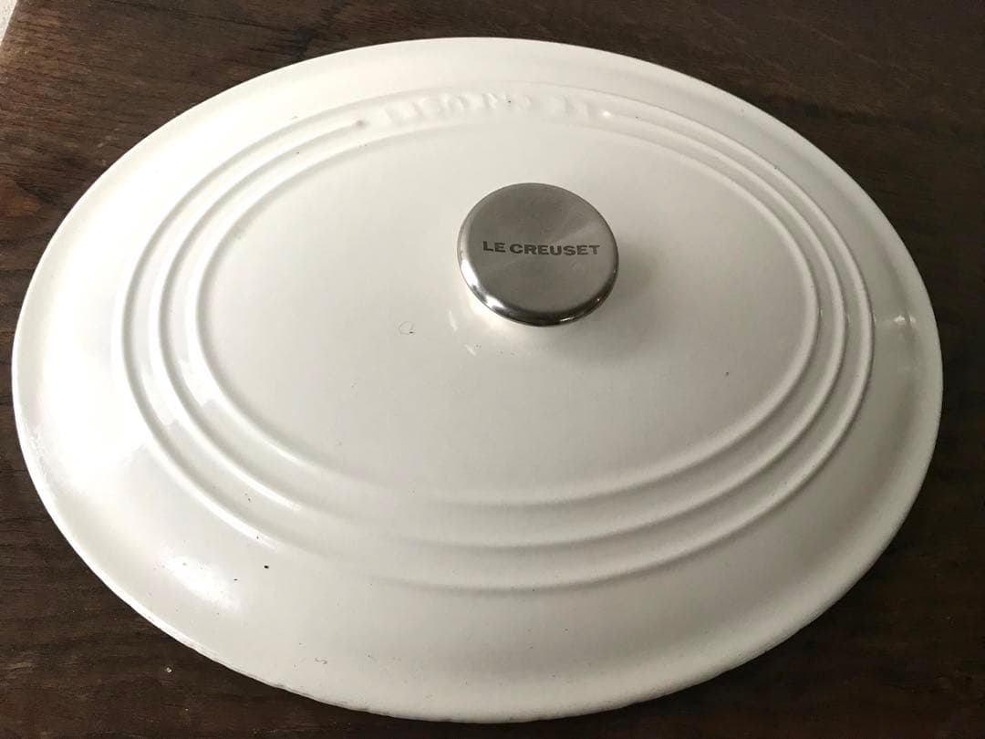 希少☆LE CREUSET ル・クルーゼ両手鍋 ホワイト31cm