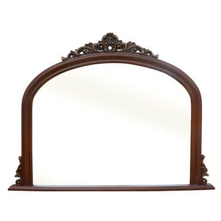 要問い合せ限数♥️クラシック空間♥️ロココ調　置き鏡　スタンドミラー　ブラウン