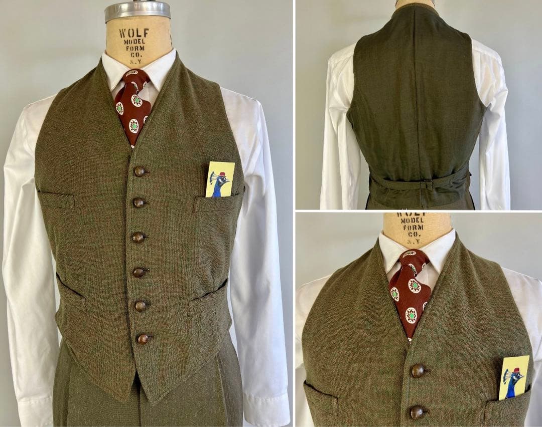【超希少】30s sporting jacket & vest 2piece