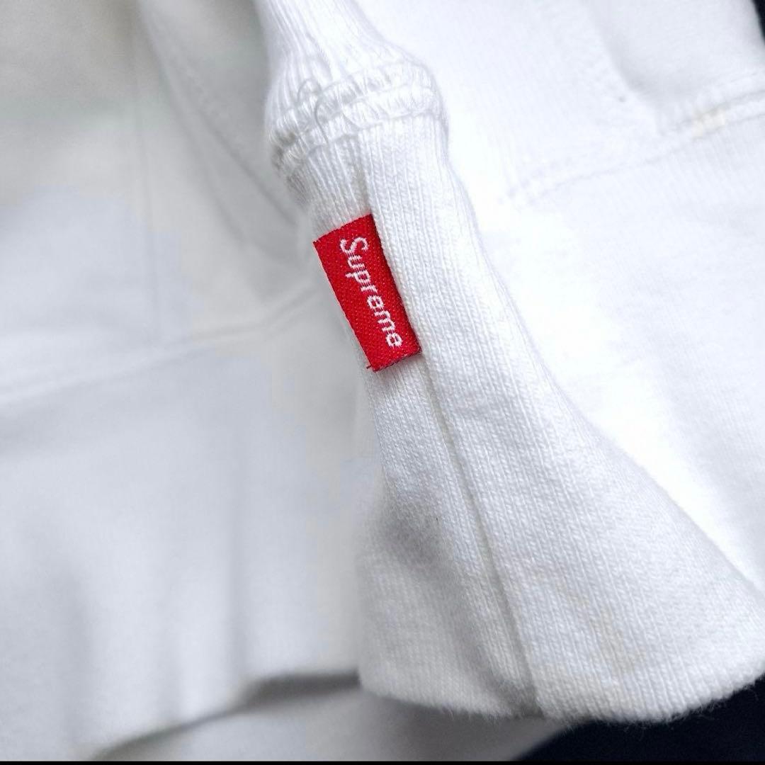Supreme 21FW ボックスロゴ パーカー 白 M