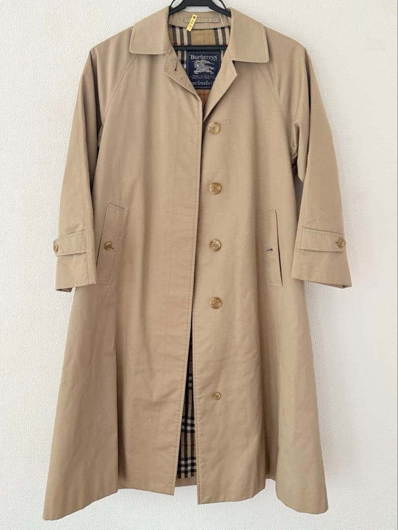 クリーニング済　最高級英国製 Burberry ステンカラーコート バーバリー