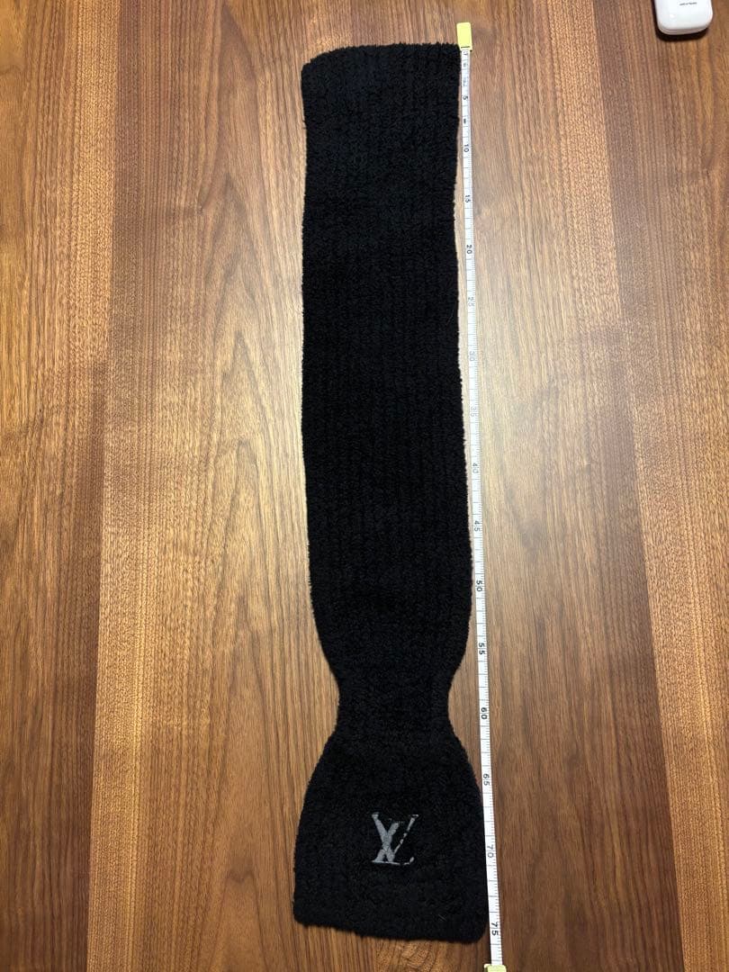 LOUIS VUITTON マフラー ミニコンフィ黒