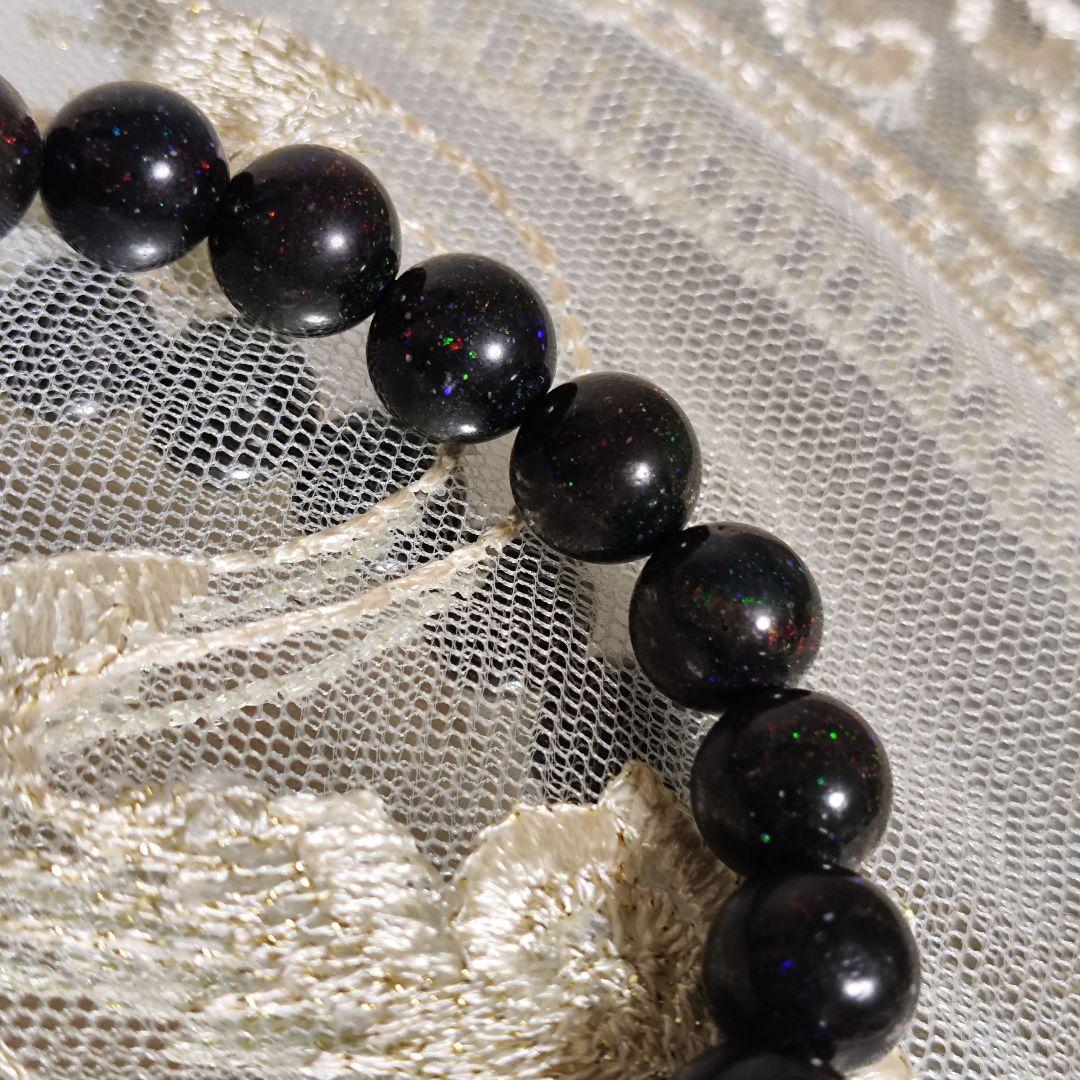 ◆高品質◆ブラックマトリックスオパール◆オパール◆ブレスレット◆天然石◆