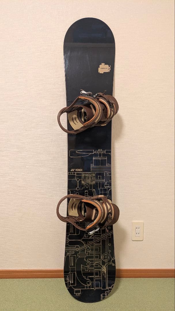 YONEX×FLUX　バインディング付スノーボードセット　152cm　ヨネックス