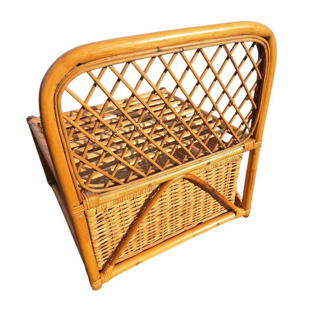ラタンチェア 2脚セット 籐家具 ヴィンテージ 天然素材 ナチュラル