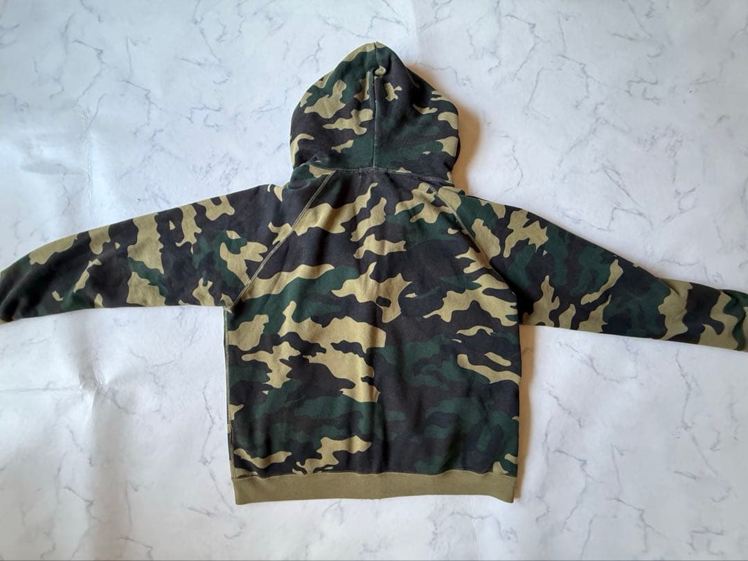 a bathing ape カモ ジップパーカー