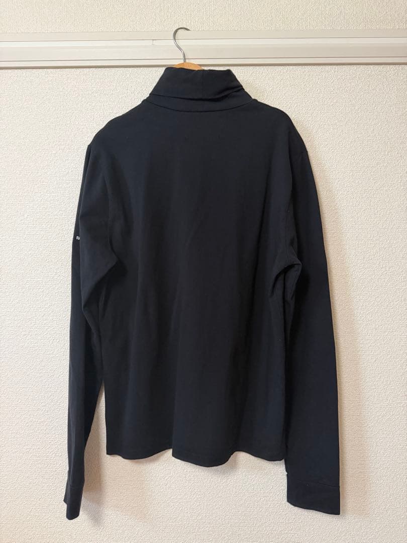 RAF simons ラフシモンズ タートルネック 長袖 カットソー 黒