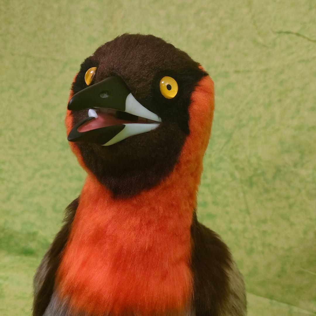 ハンドメイド　ぬいぐるみ　カイツブリ