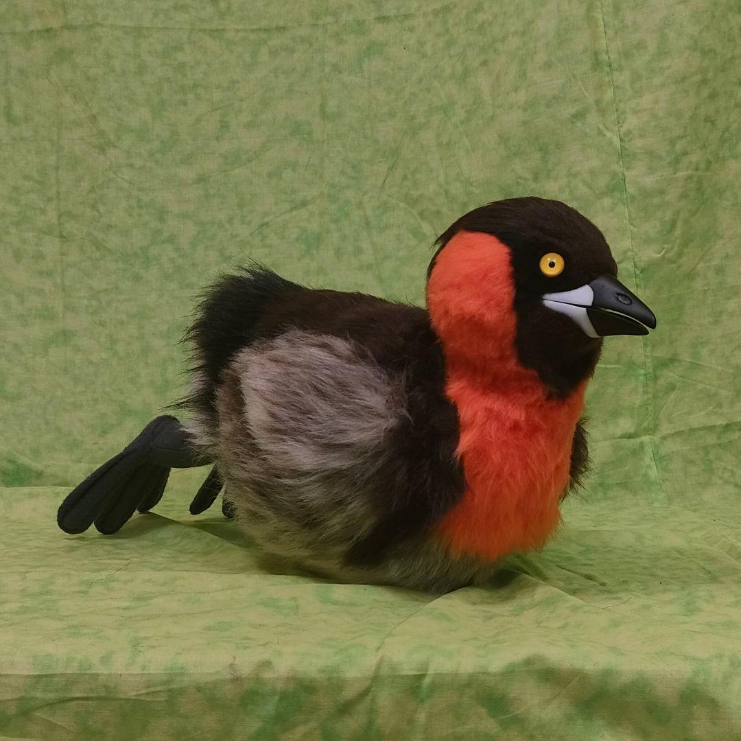 ハンドメイド　ぬいぐるみ　カイツブリ