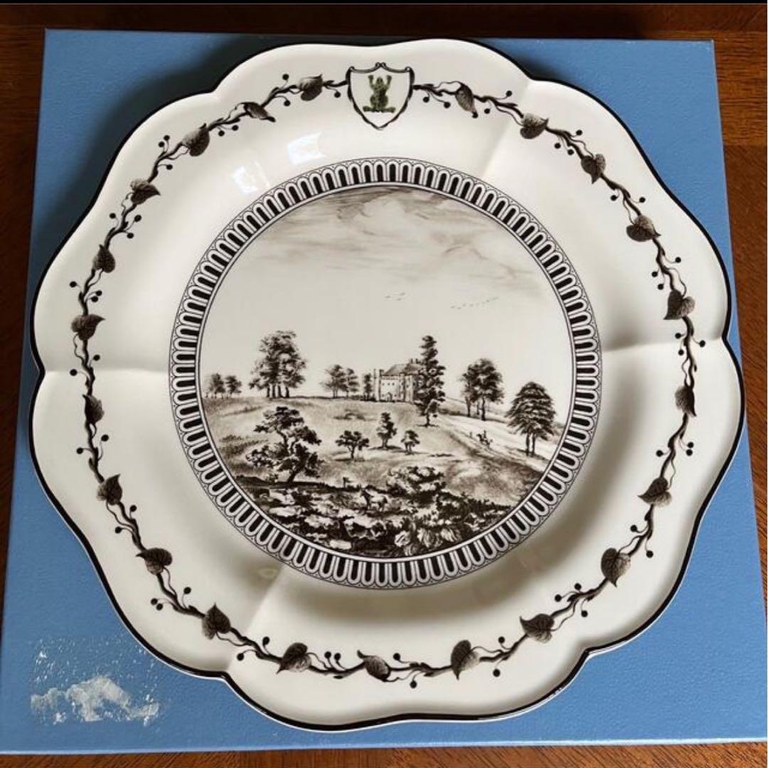 【希少品】ウェッジウッド★ジーニアスコレクション★フロッグサービスプレート1枚③