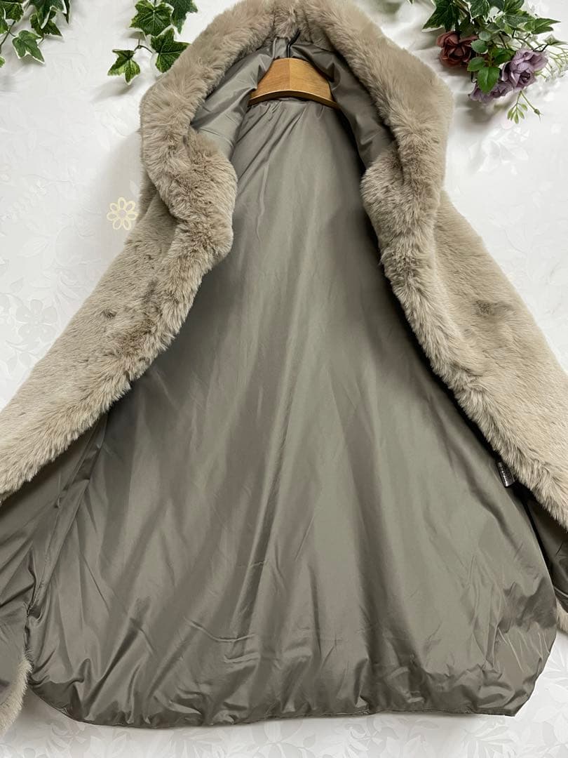 233新品koibitomisaki　エコファーたっぷり♪ダウン切り替えベスト