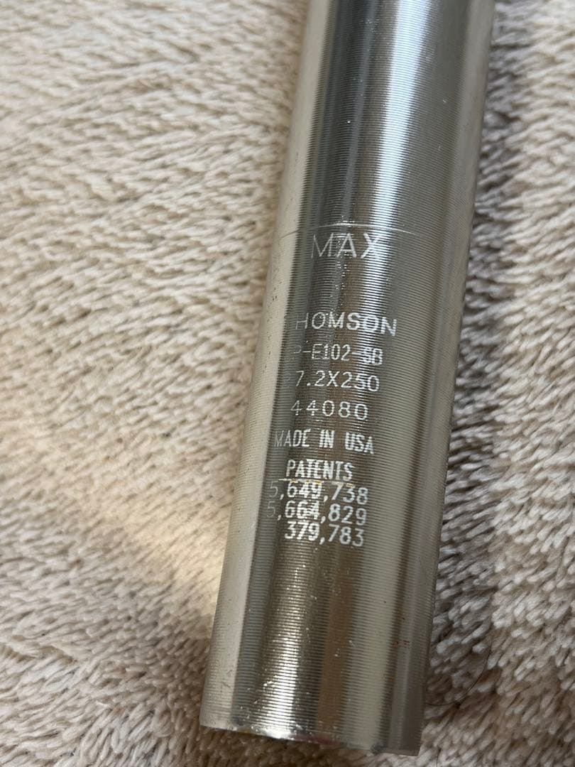 トムソン シートポスト 27.2 250mm Thomson elite