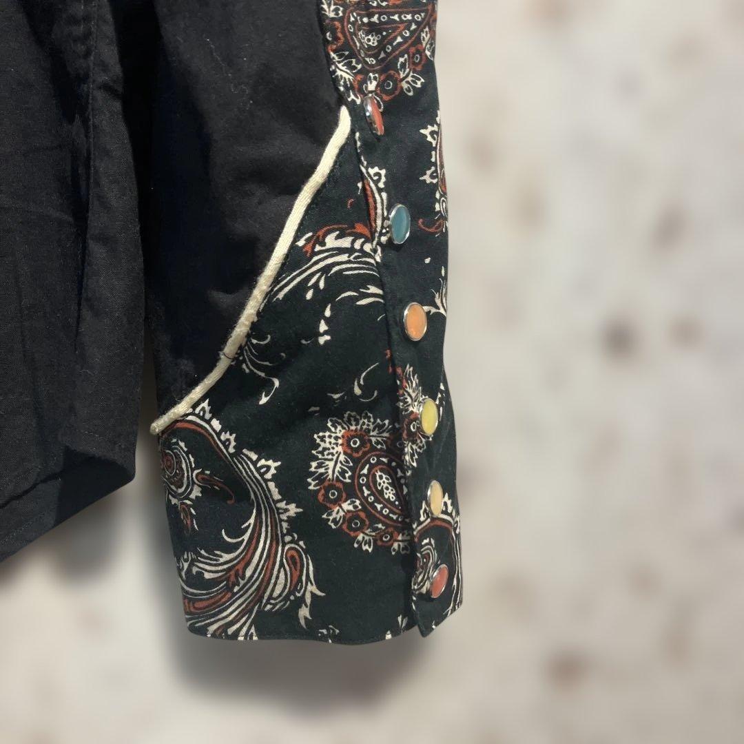 PAUL SMITH ペイズリー柄ウエスタンシャツ　ポールスミス　アーカイブ