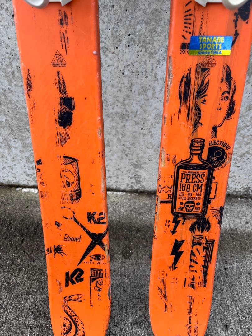 K2 PRESS JIB ROCKER フリースタイルスキー 板