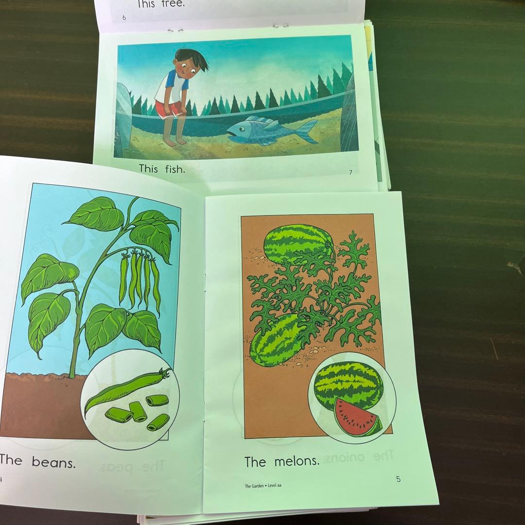 英語絵本4セット　(Leveled Book AA 、A、B、C)欠番なし