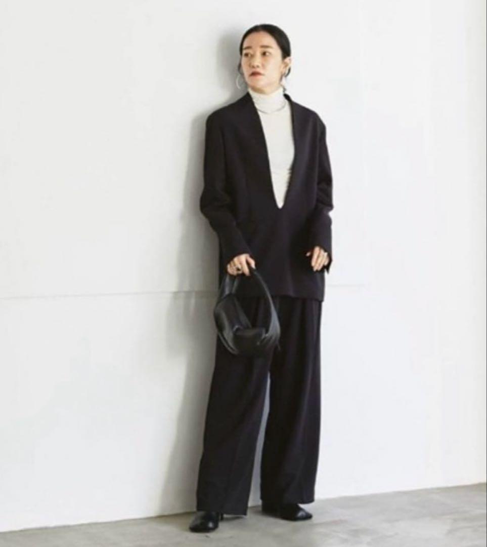 【美品・本革】todayful レザーラップバック 黒 ミニバック ハンドバック