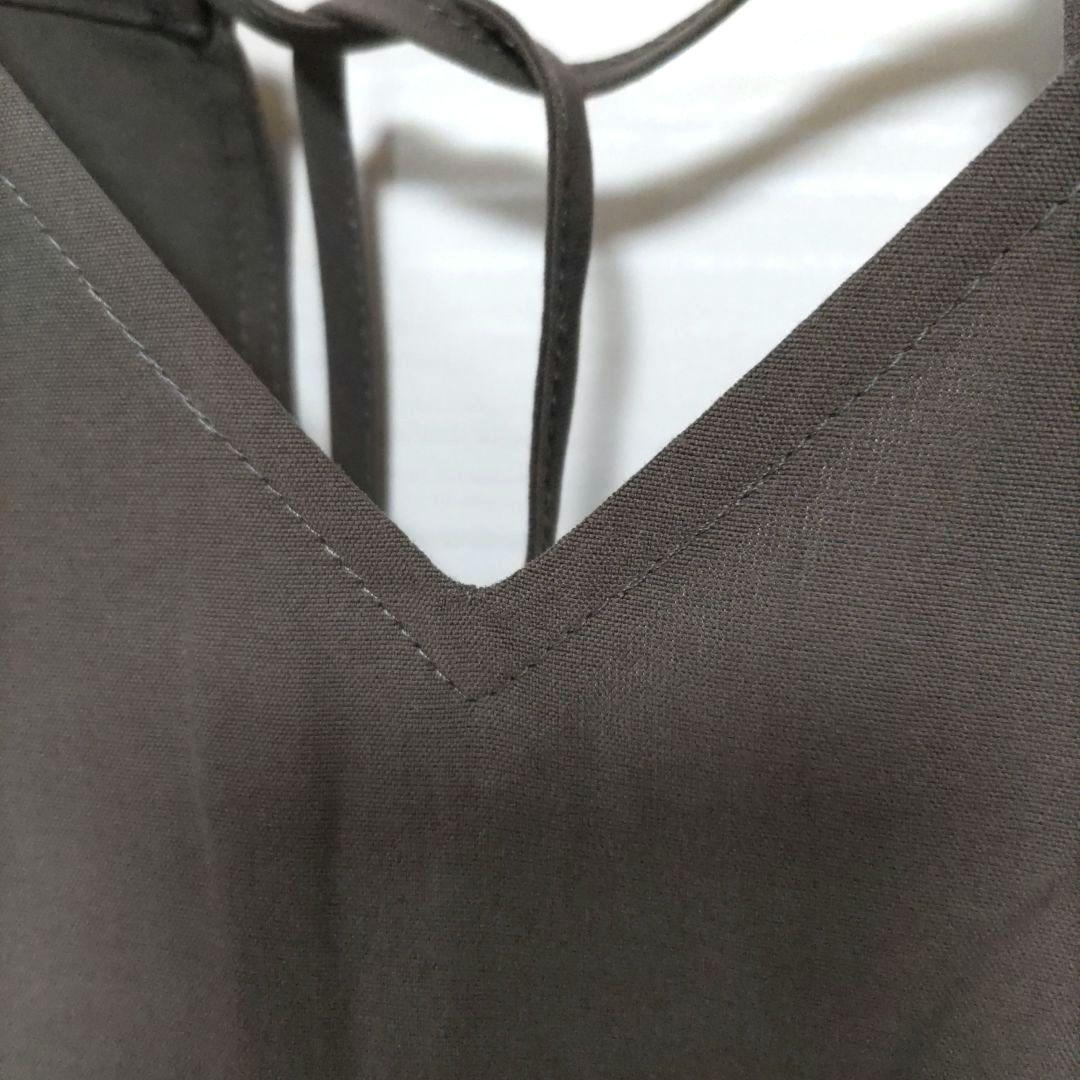 ドレスハーセルフ　サロペット/シルクコットン　未使用　ブラウン