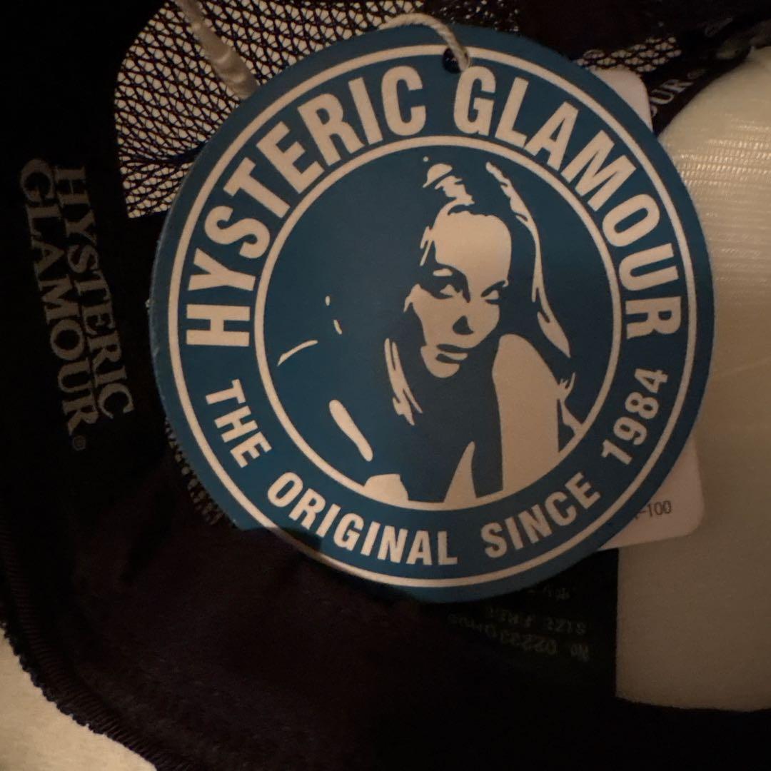 新品 ヒステリックグラマー　GUITAR GIRL メッシュキャップ ブラック*