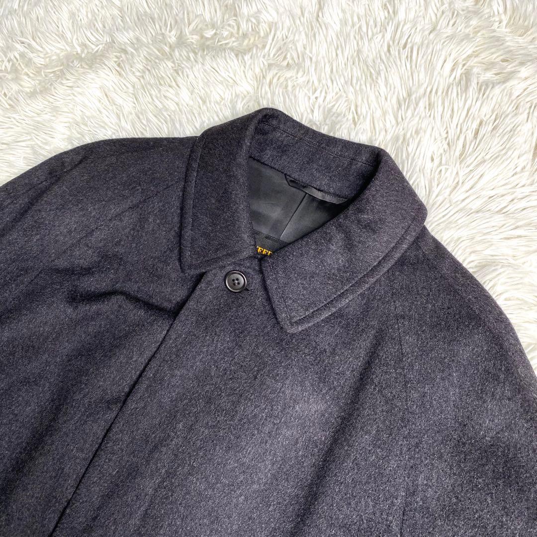 良品✨希少 Holland&Sherry コート カシミヤ ビクーニャ M 黒