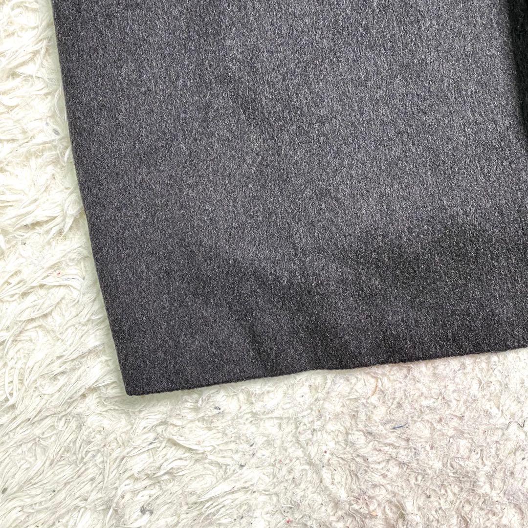 良品✨希少 Holland&Sherry コート カシミヤ ビクーニャ M 黒