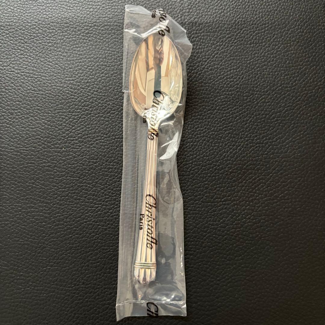 未開封クリストフル　アリアゴールドリング　コーヒースプーン6点　ボックス付き