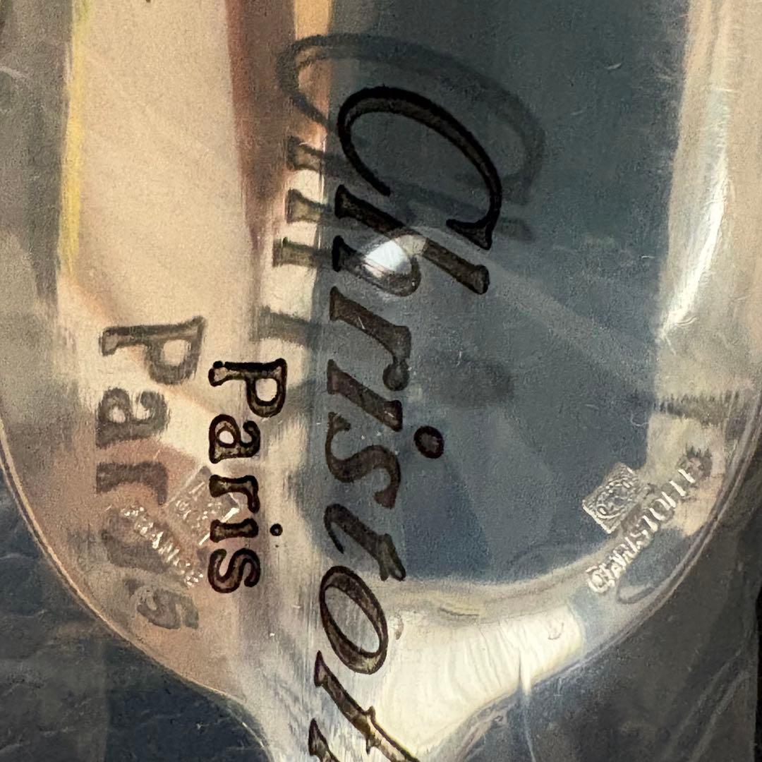 未開封クリストフル　アリアゴールドリング　コーヒースプーン6点　ボックス付き