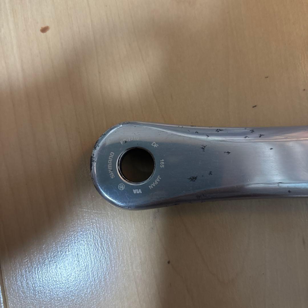 Shimano FC-7710 クランクアーム 165mm njs