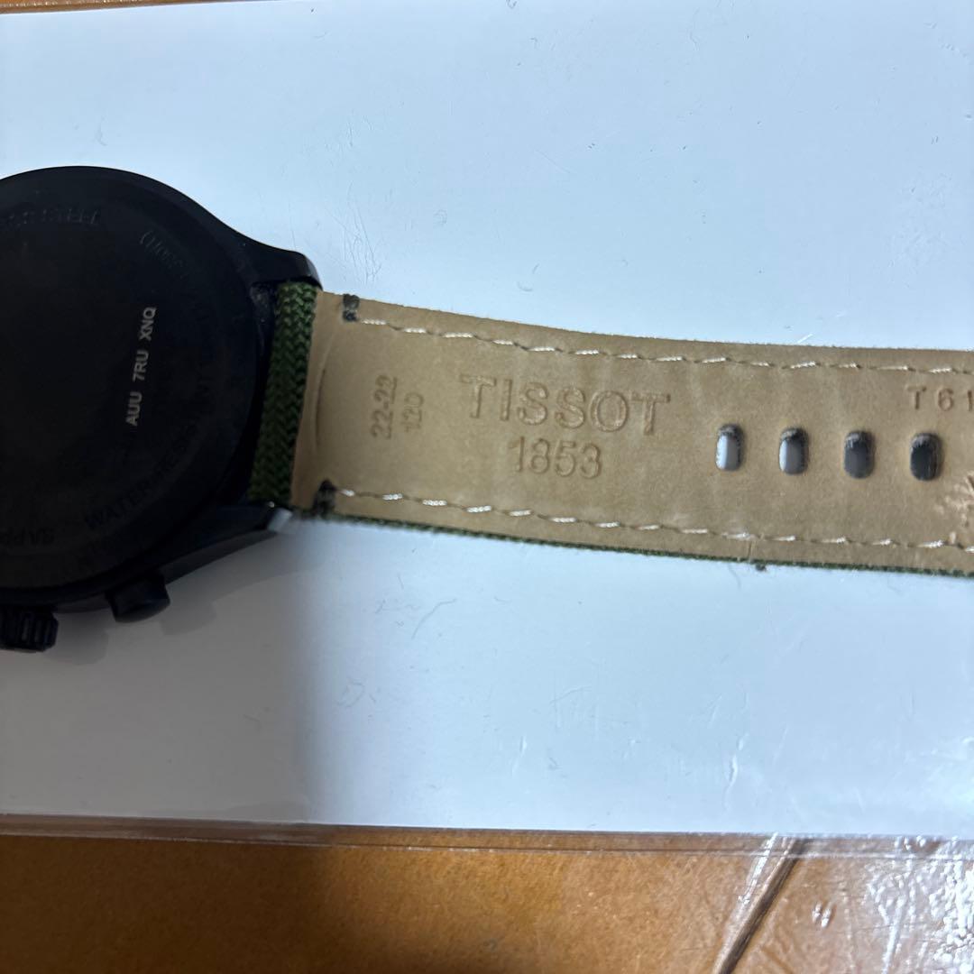 Tissot クロノグラフ ブラック グリーン