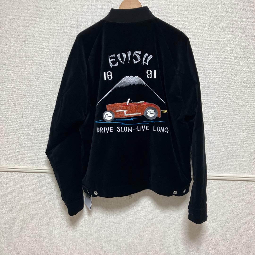 Evisu スカル刺繍 スカジャン XL