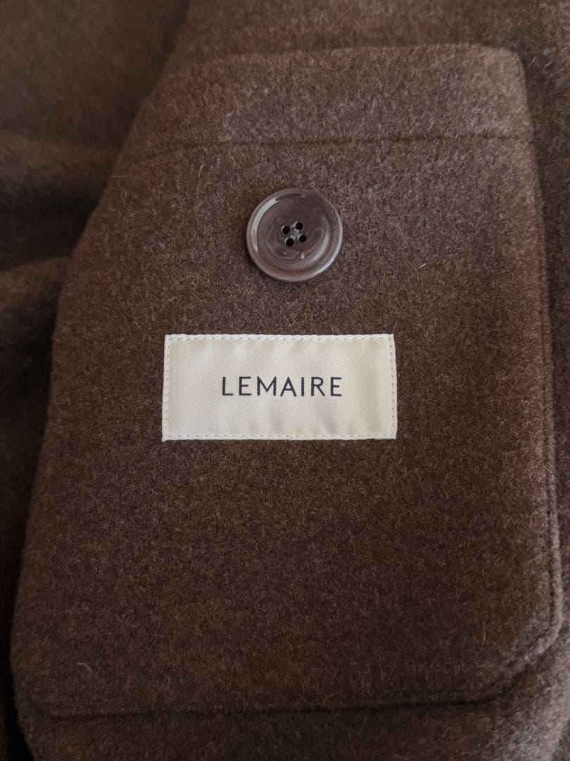 Lemaire Wrap Coat BROWN 国内正規品