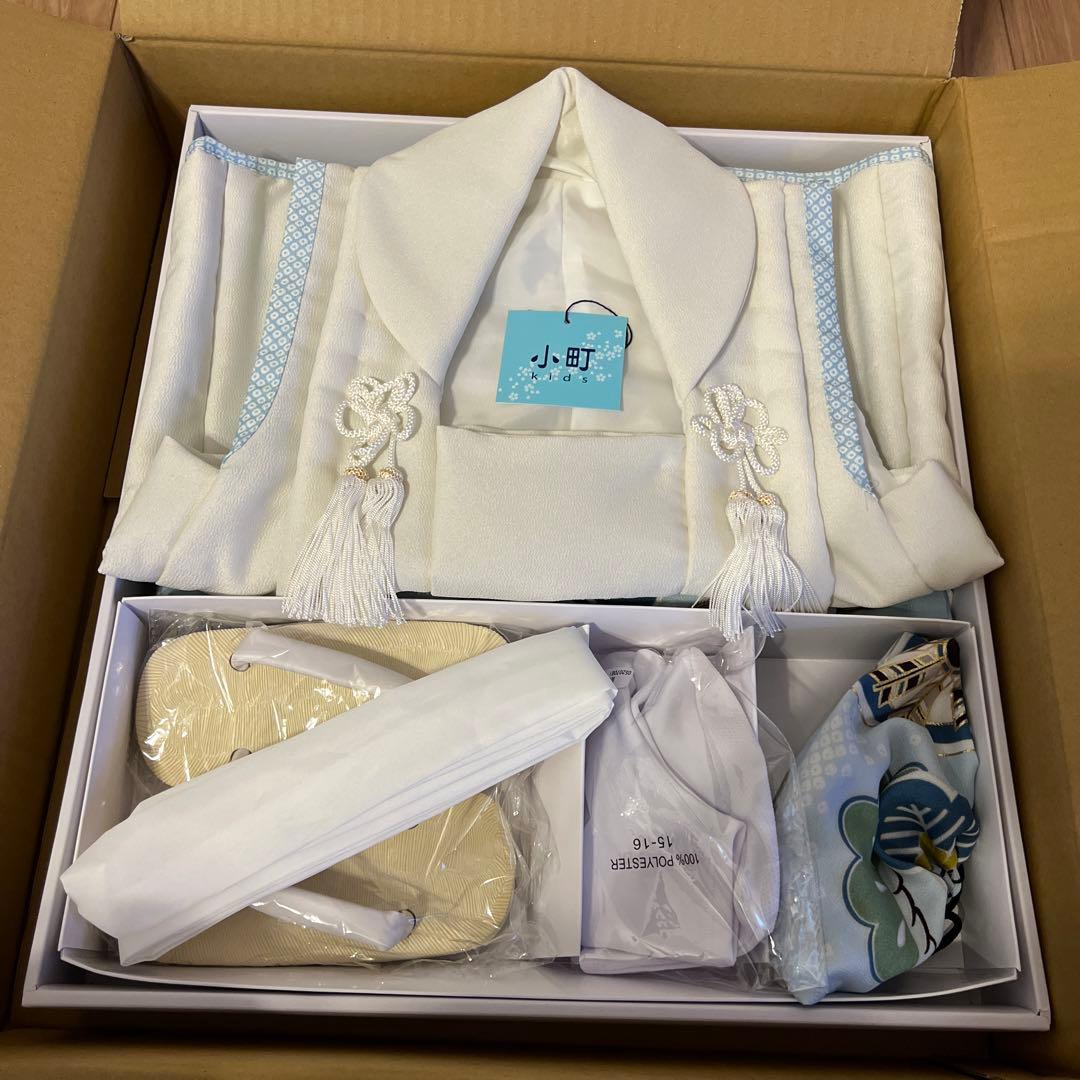 小町kids 男の子　被布　美品【お値下げ☆】