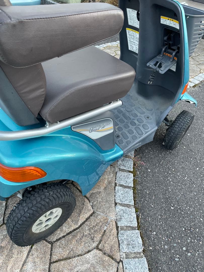 SUZUKI 電動シルバーカー 青　セニアカー　直接取引のみ