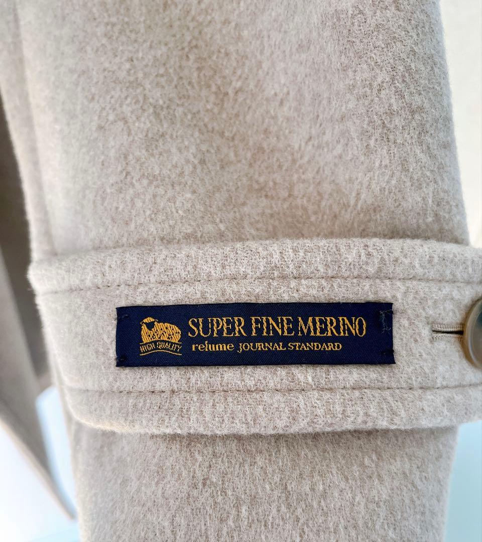 ジャーナルスタンダードレリューム スーパーファインビーバーフーデッドコート 36