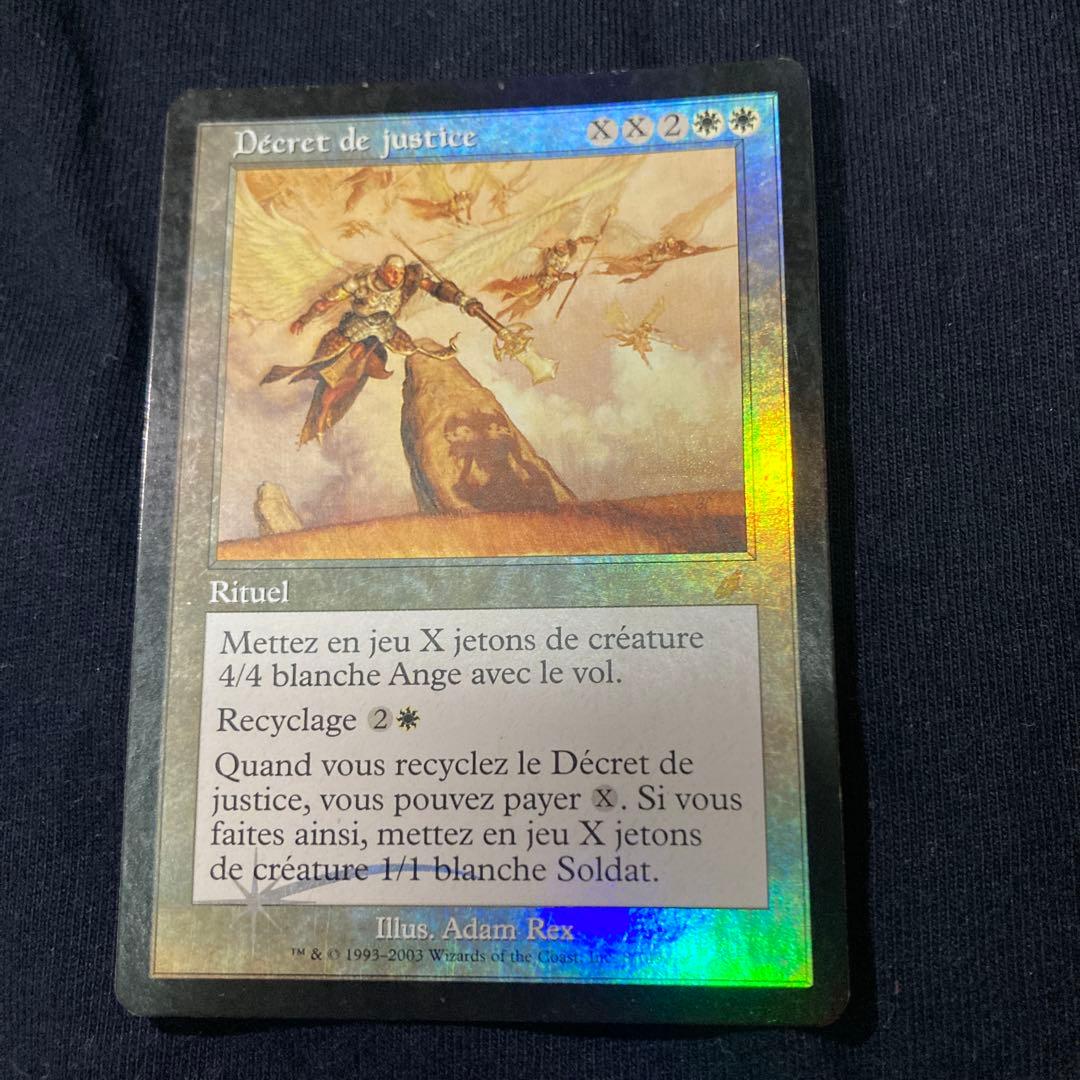 正義の命令　スカージ　foil フランス語