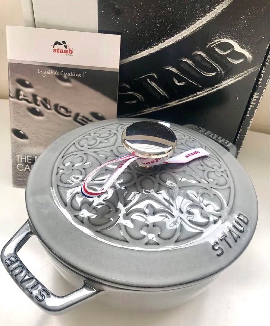 【新品】超レア ストウブ Wa-NABE S リリー グレー