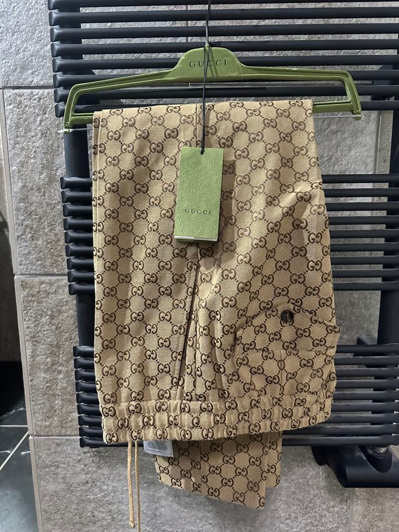 H ori GUCCI メンズパターンパンツ　新品