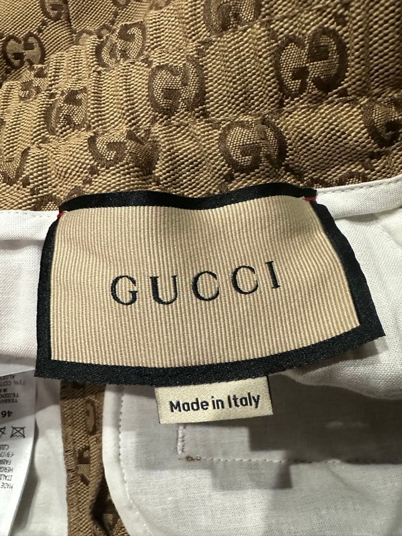 H ori GUCCI メンズパターンパンツ　新品
