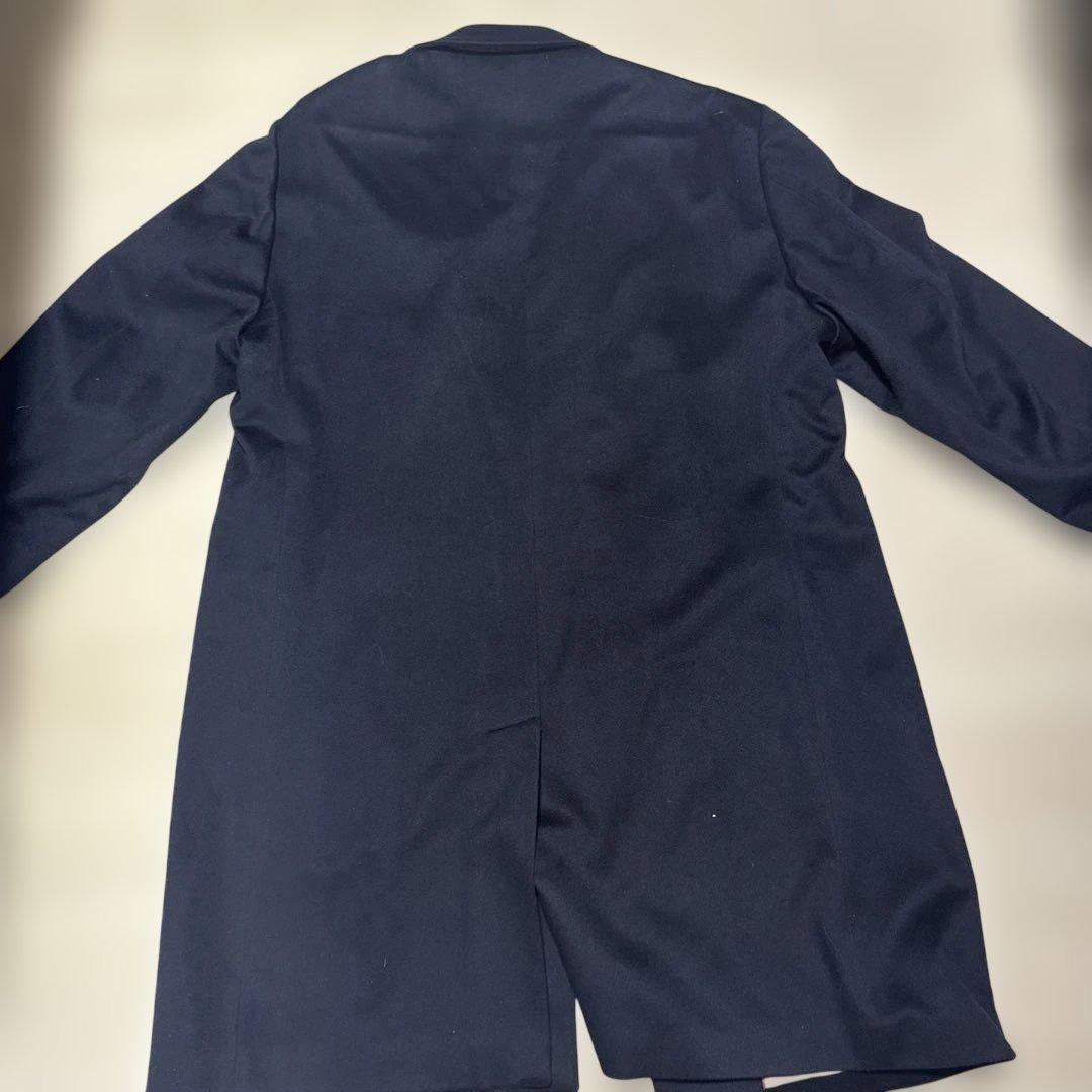 Loro Piana ステンカラーコート ネイビー