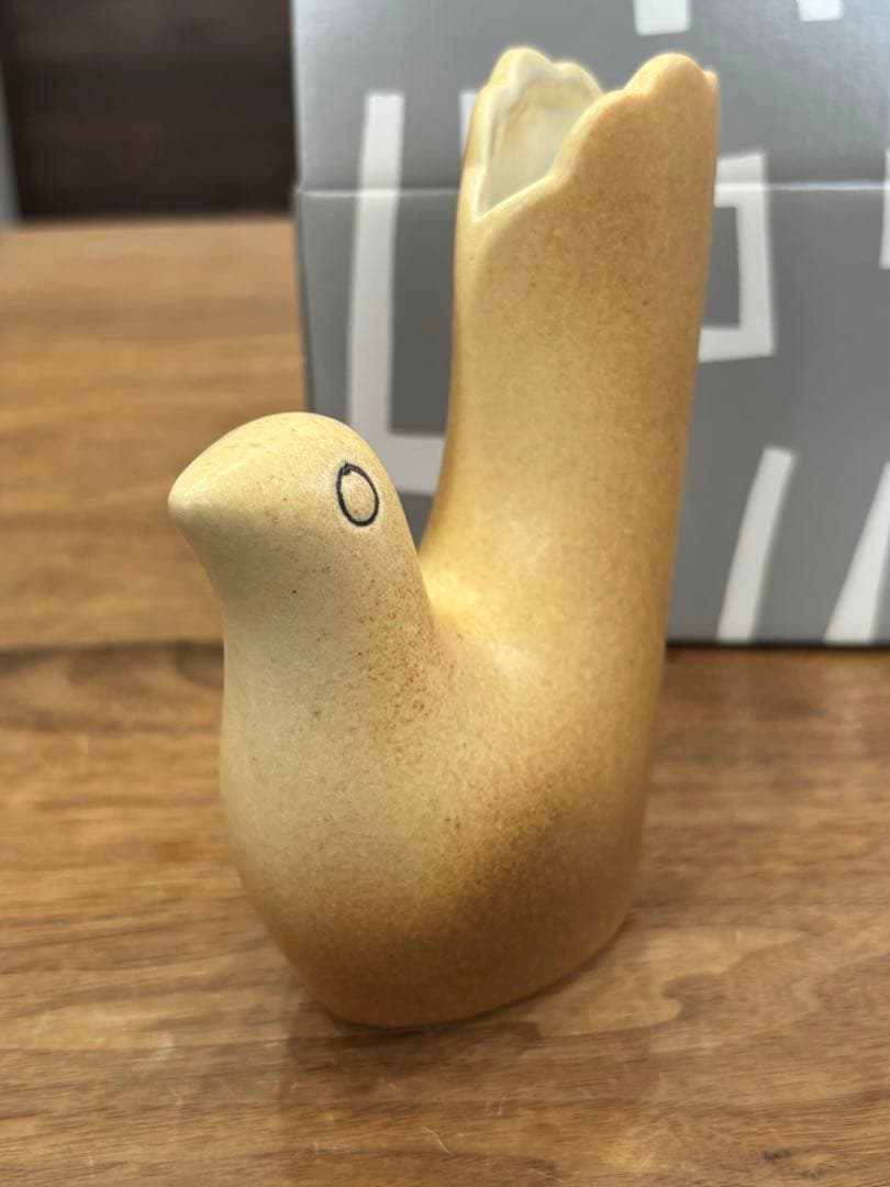 鹿児島睦 En Liten Van　鳥　bird フラワーベース 花器