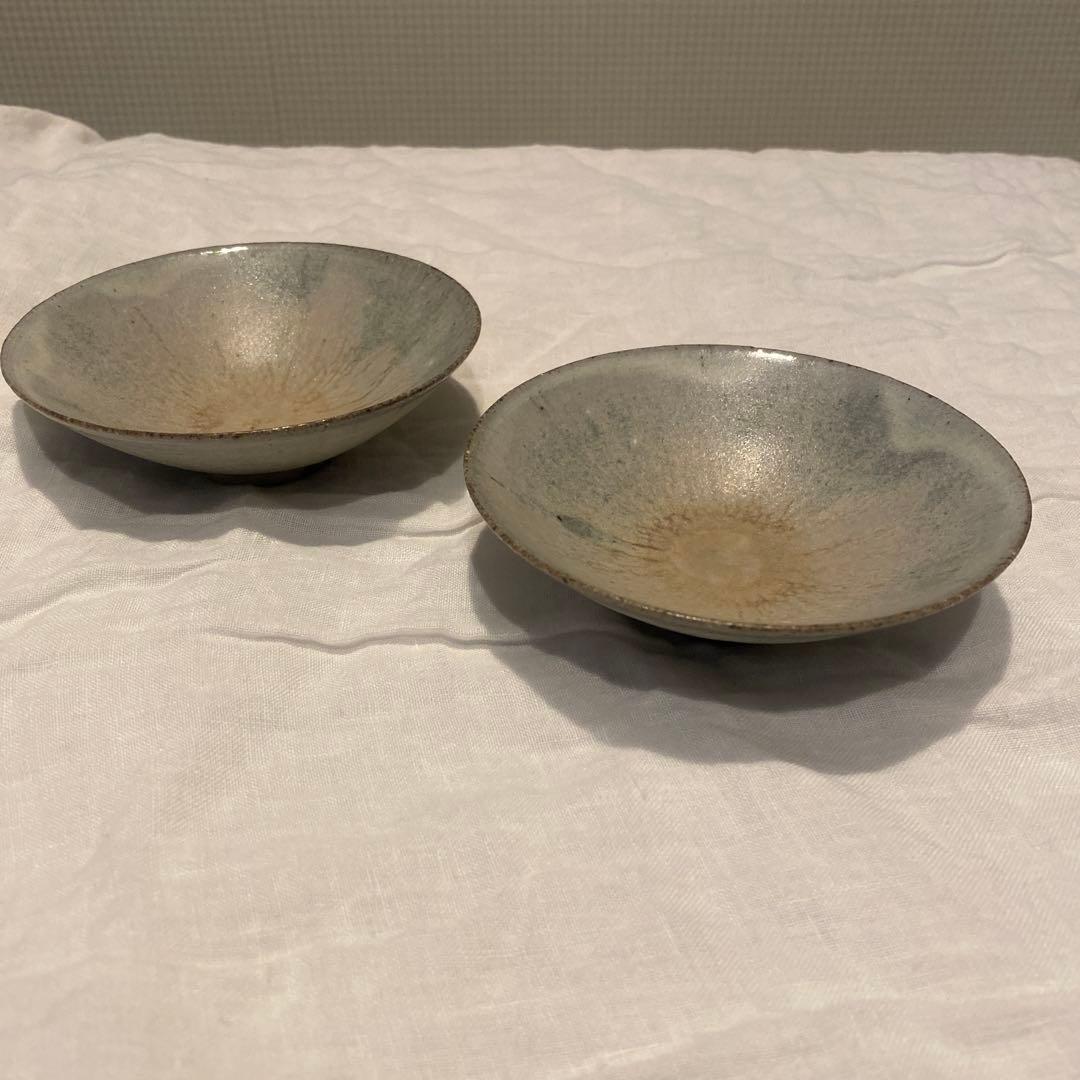 清岡幸道 さん　器　小皿　陶器　釉薬