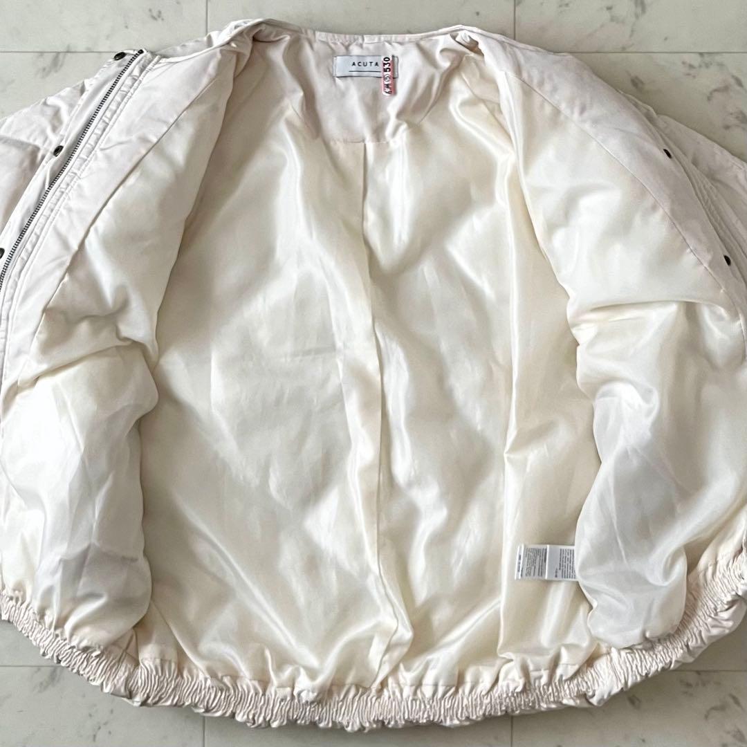 美品＊アーバンリサーチ コクーンキルティングダウン アイボリー 白 acuta